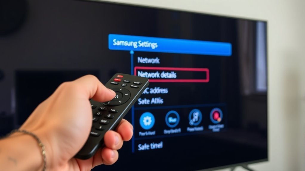 access samsung tv settings
