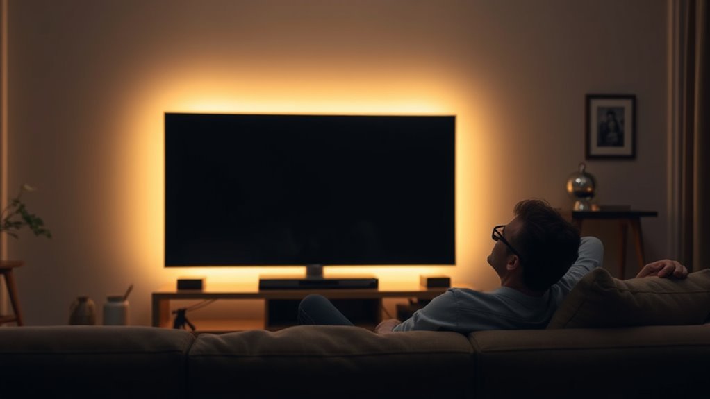 ambient lighting reduces eye strain