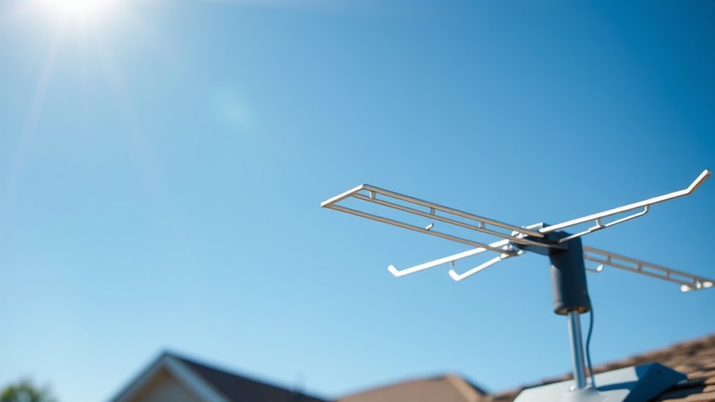 antenna captures rf signals
