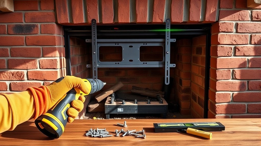 brick friendly adjustable mounting
