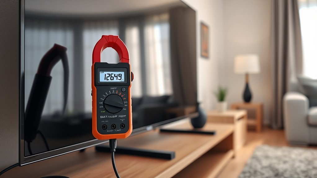 calculate tv power current