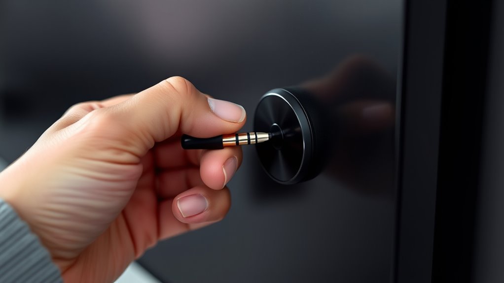 check for headphone port