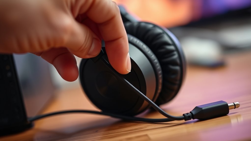 connect wired headphones with adapters
