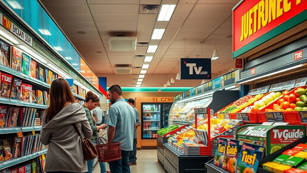 convenient in store magazine access