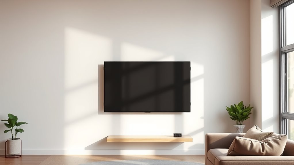 damage free apartment tv mounting