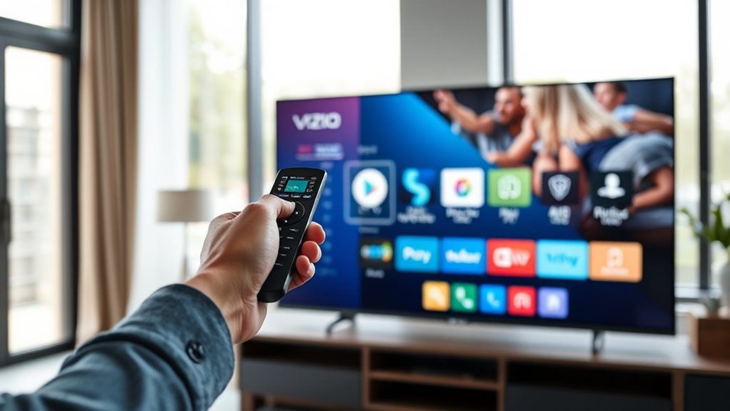 delete apps on vizio