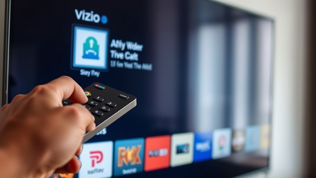 delete apps on vizio
