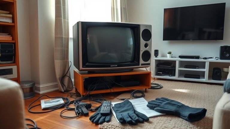 disposal process for old tv