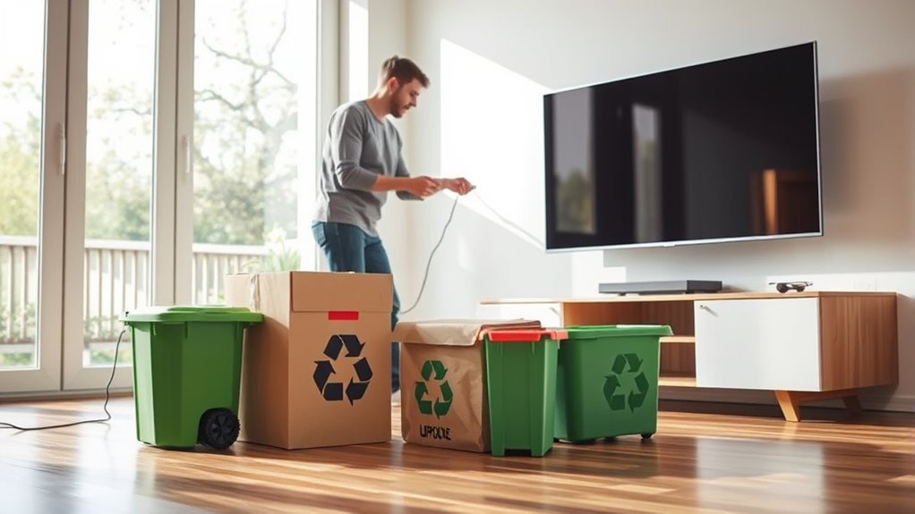 disposing of flat screen tvs