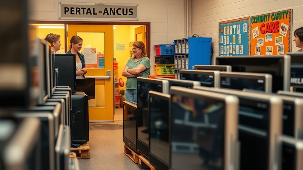 donate used tvs locally