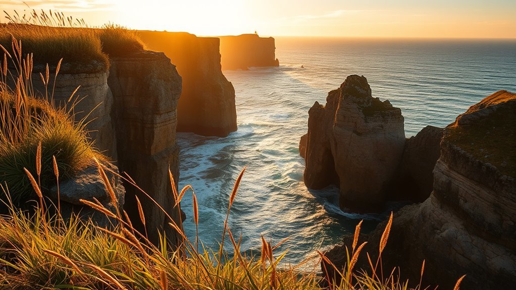 dramatic jurassic coast scenery