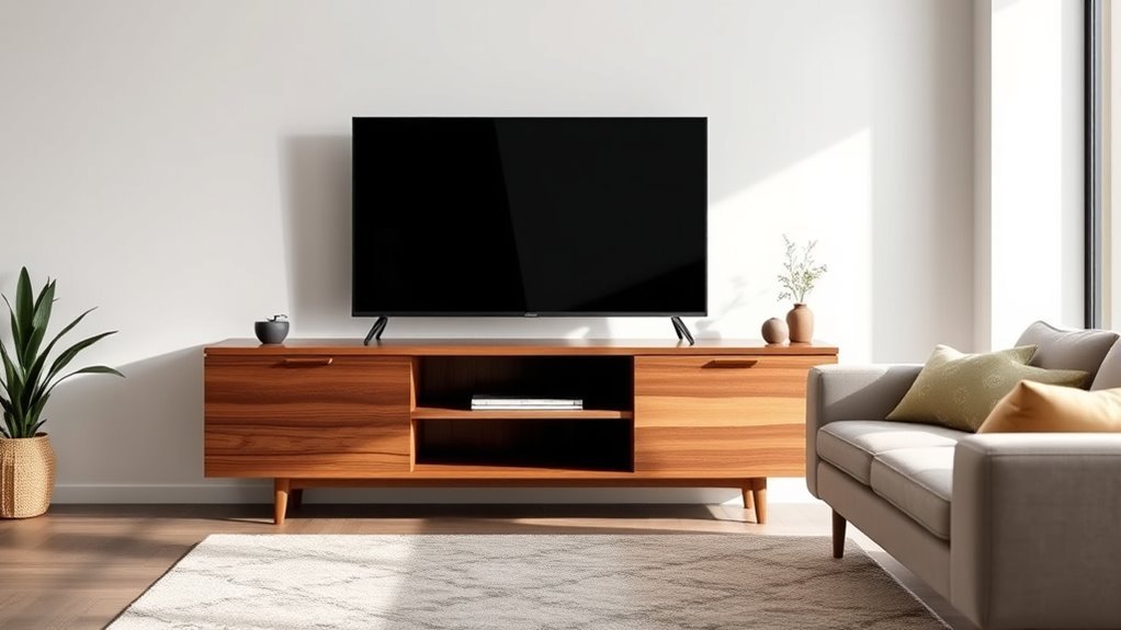 eye level tv height adjustment