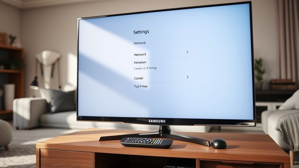 find samsung tv mac address