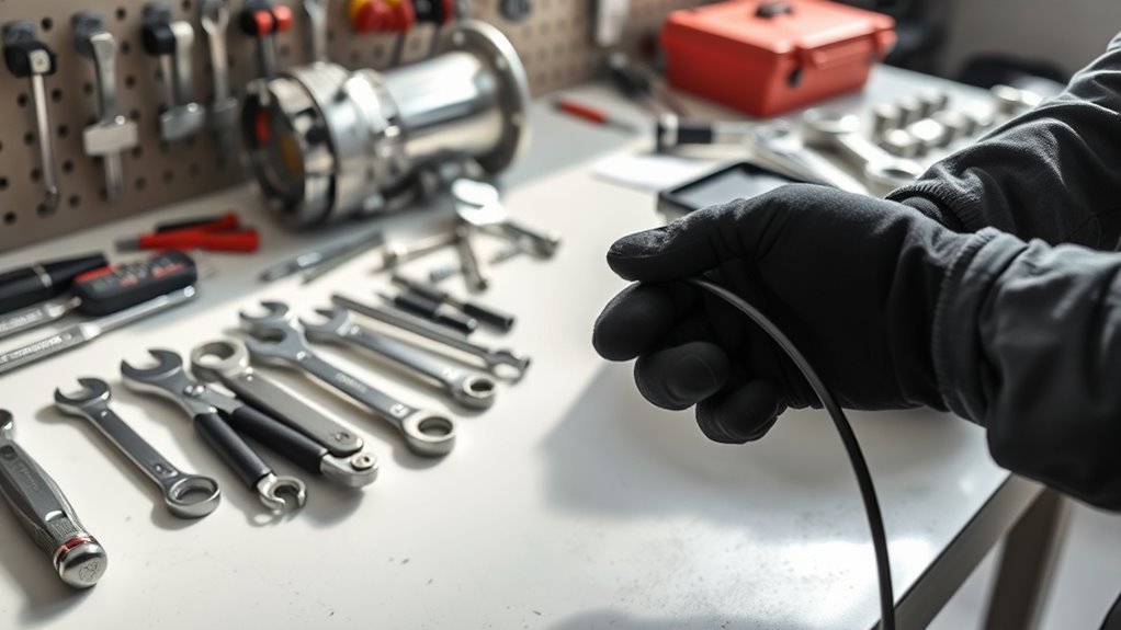 gather tools and prepare safely