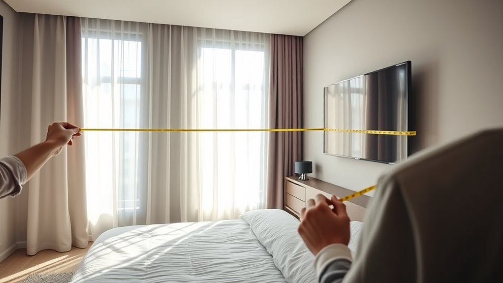 measure distance comfort viewing