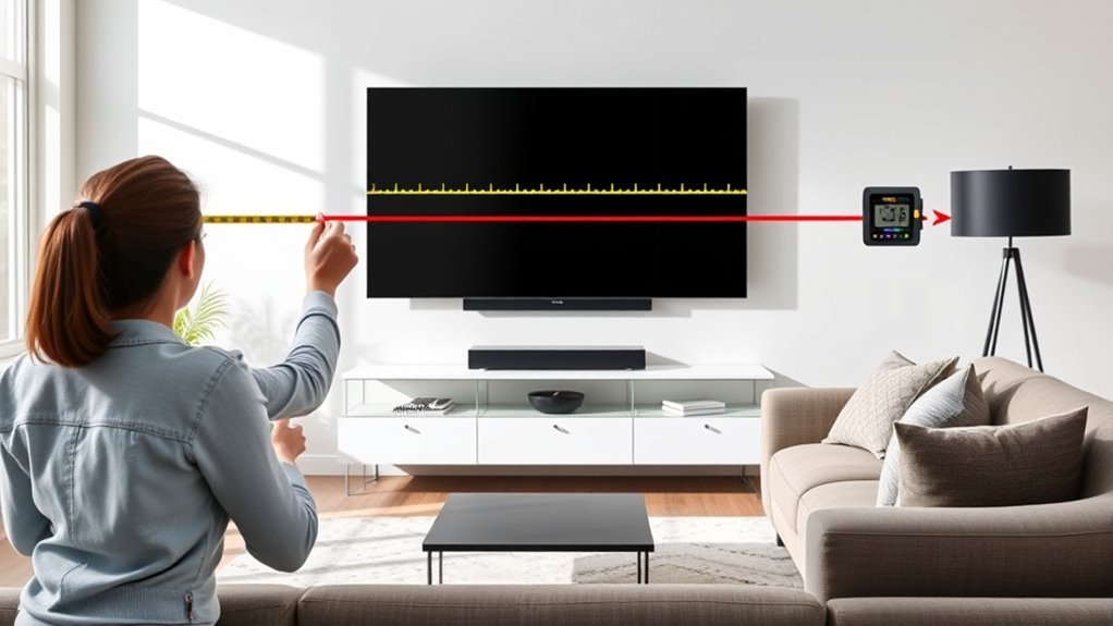 measure eye level distance
