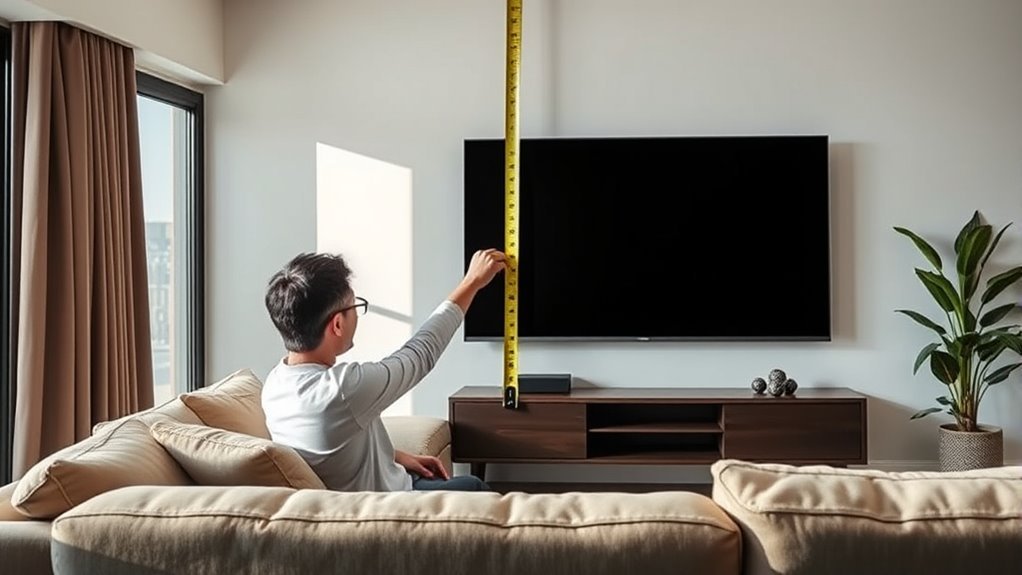 measure eye level height