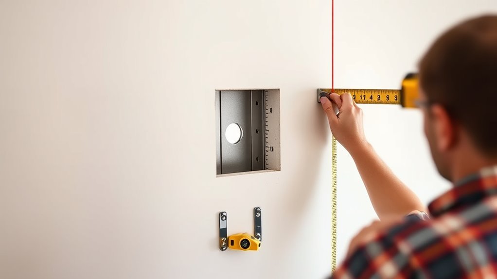 measure mark align mount