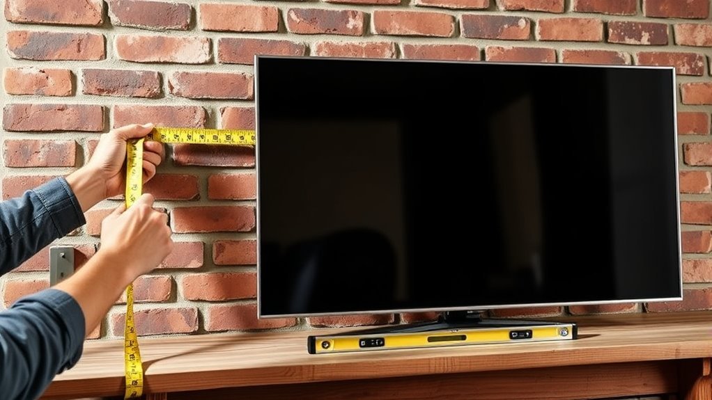measure plan mark mount