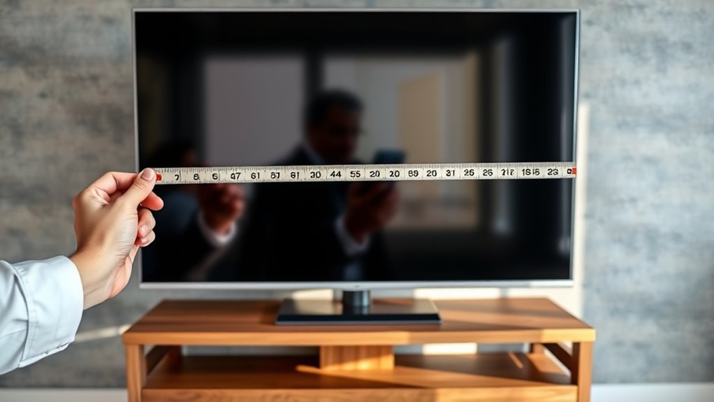 measure tv fit precisely