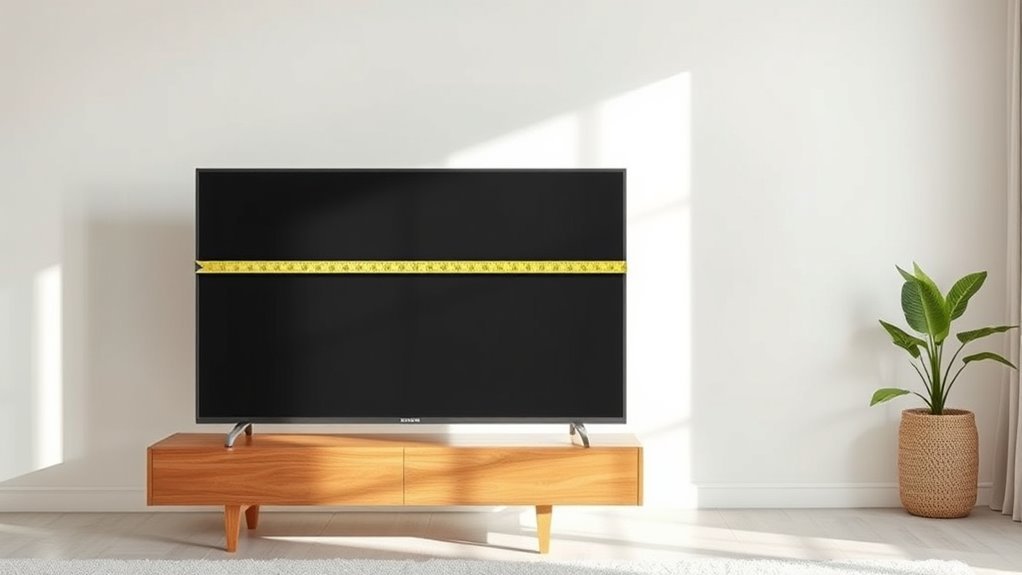 measuring 65 inch tv width