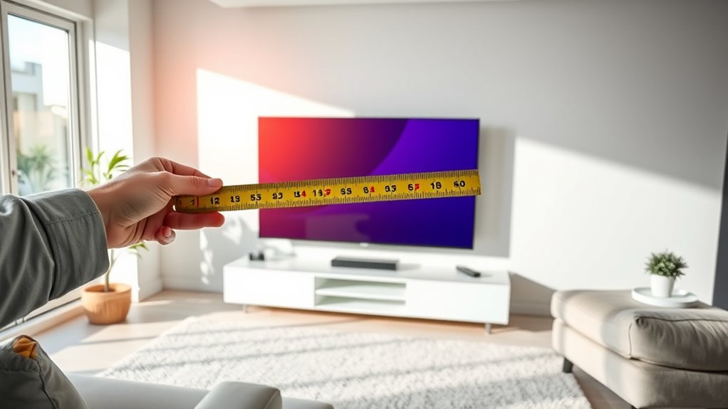 measuring tv size accurately