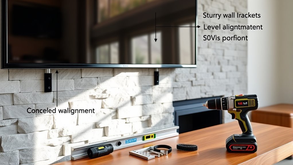 mounting tv above fireplace