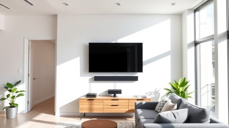 mounting tv in apartment