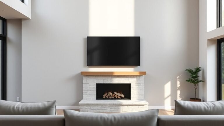 mounting tv over fireplace