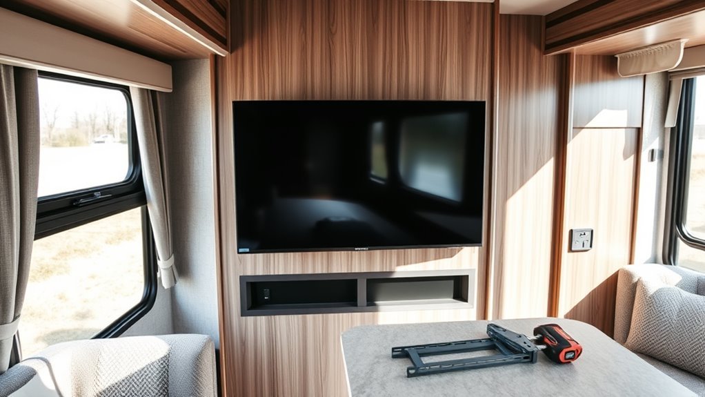 optimal rv tv mounting tips