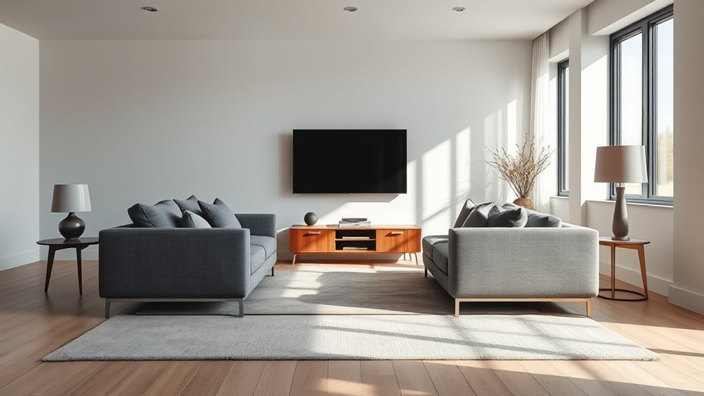 optimal sofa tv distance