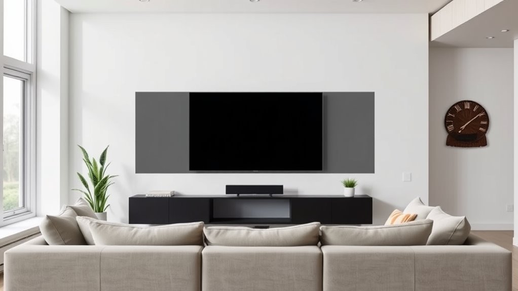 optimal tv mounting height