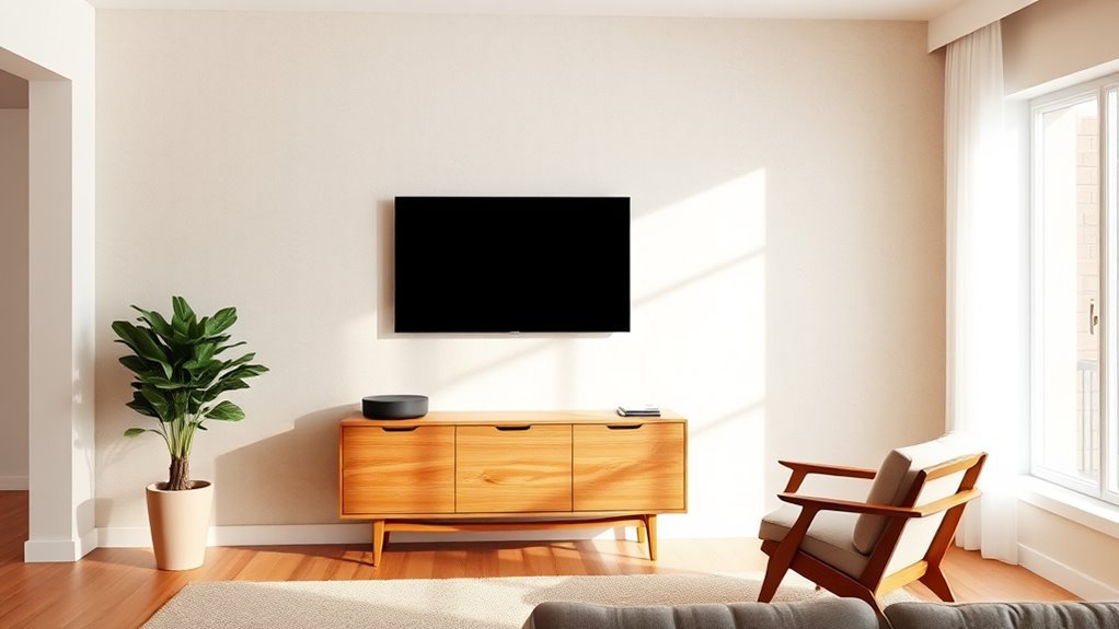 optimal tv mounting height