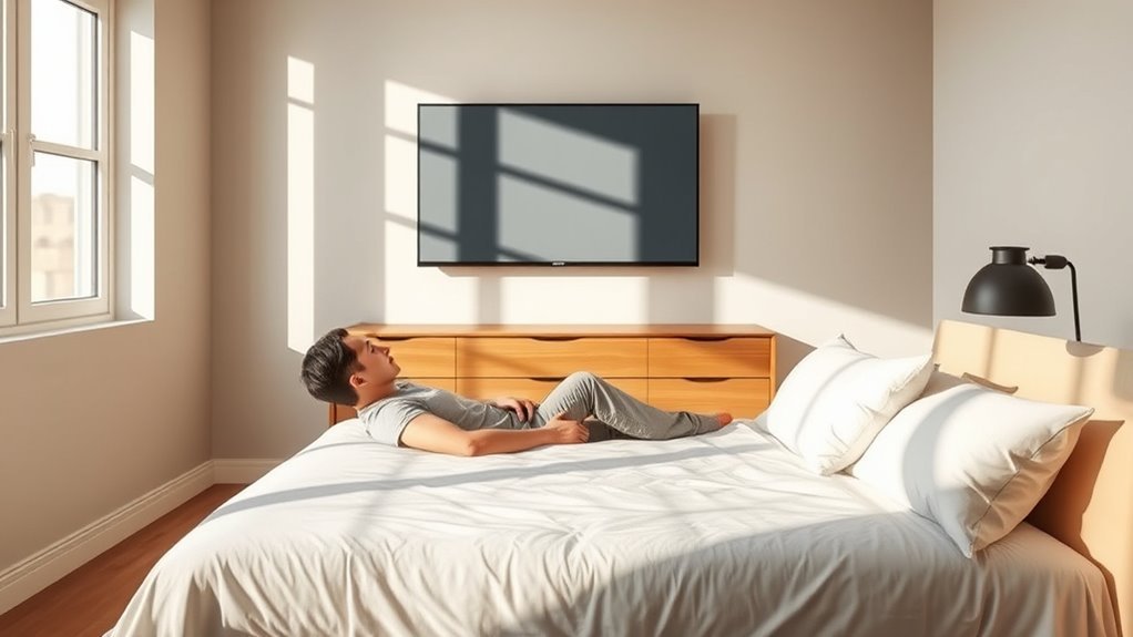 optimal tv mounting height