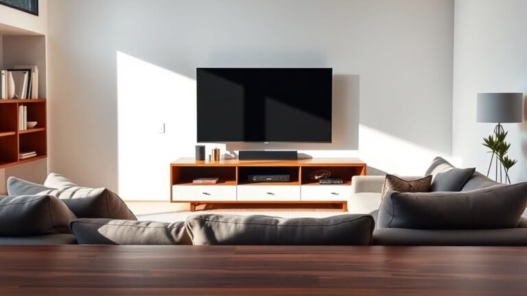 optimal tv stand height