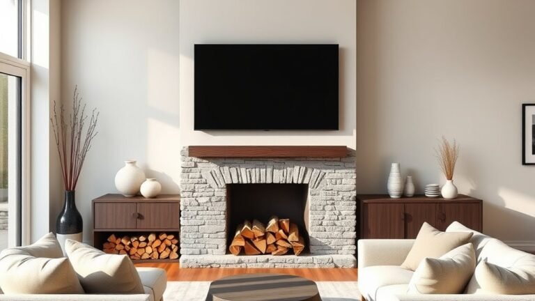 placing tv above fireplace