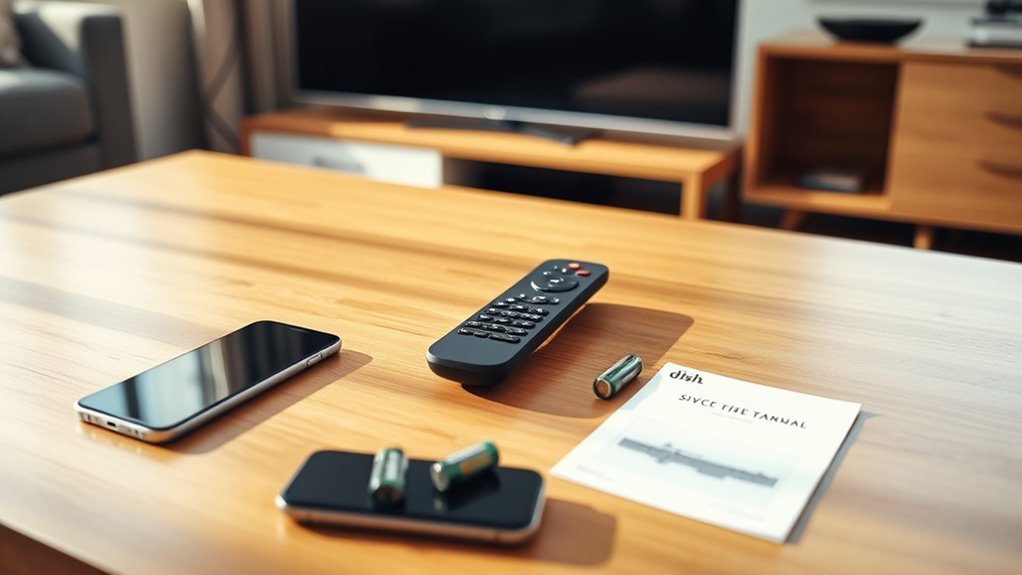 prepare remote and devices