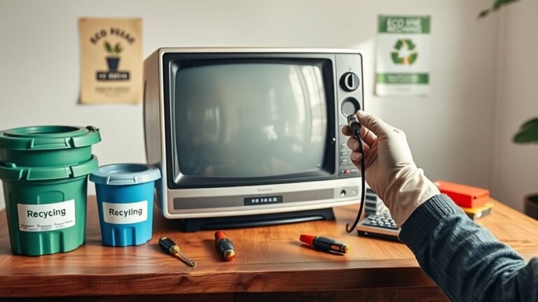 proper tube tv disposal