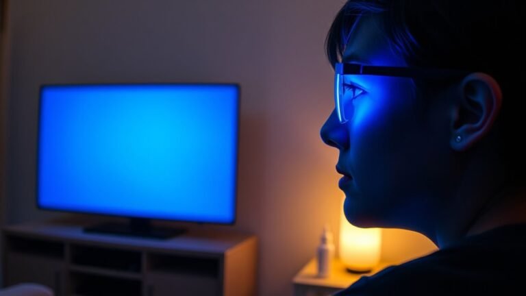 reducing tv eye strain
