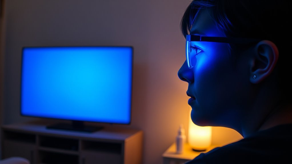 reducing tv eye strain
