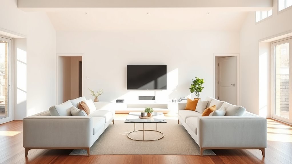 room shape influences sofa placement