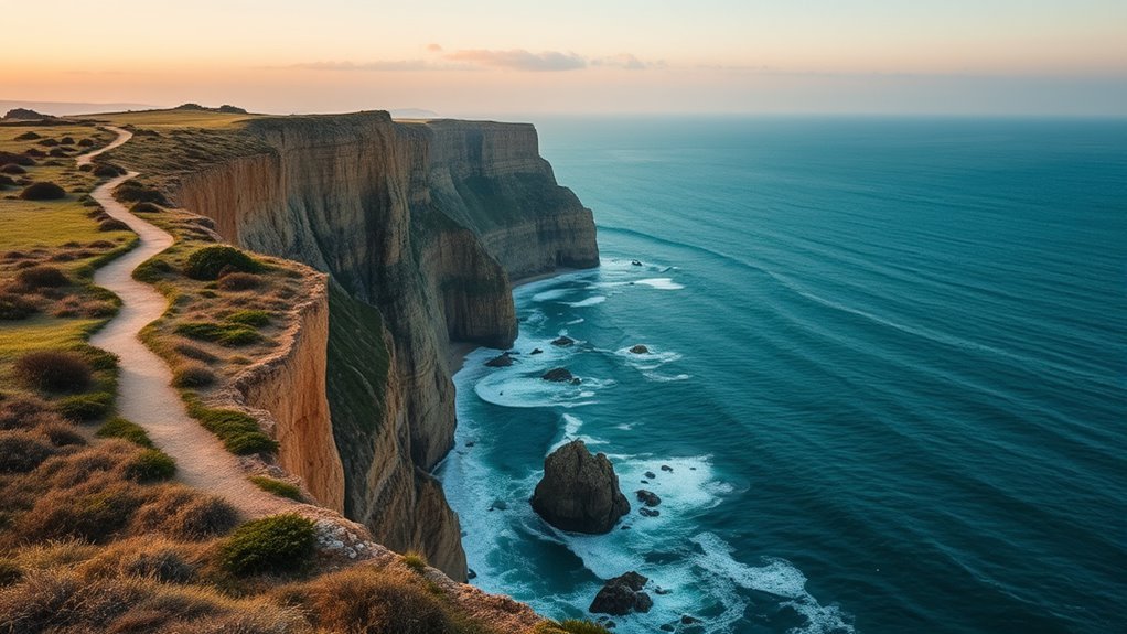 rugged cliffs coastal drama