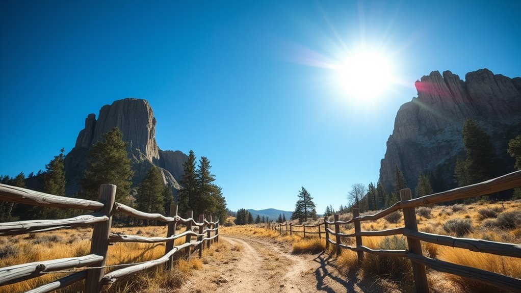 rugged western landscape backdrop