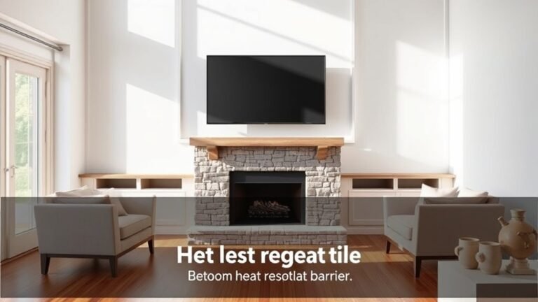 safe fireplace tv mounting