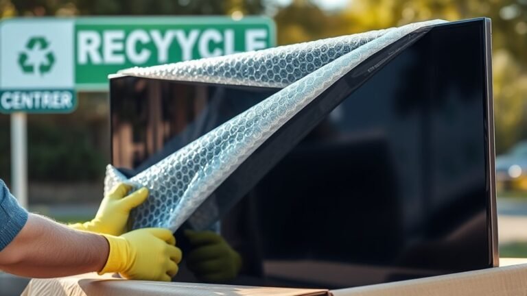 safe flat screen disposal