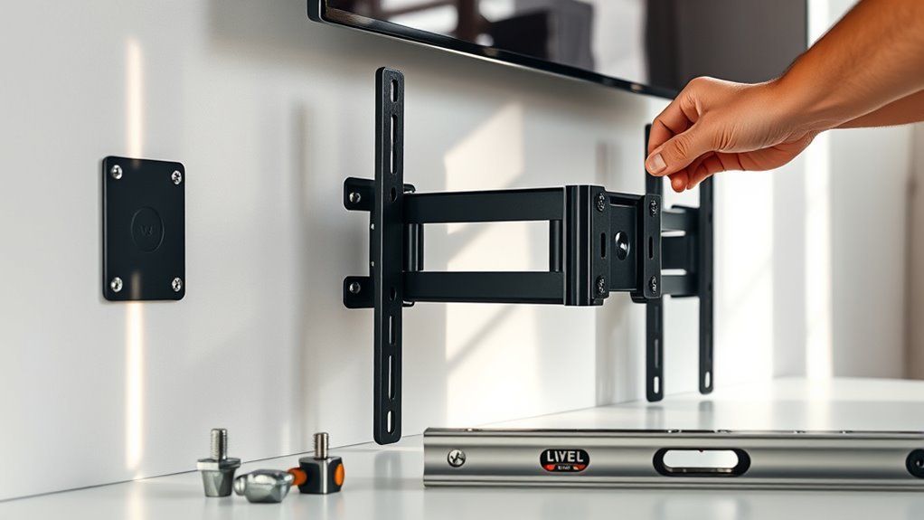 secure metal stud mounting