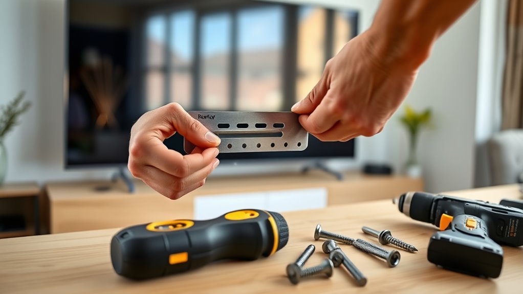 secure metal stud mounting