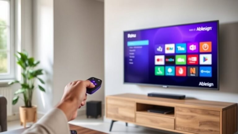 set up ablesign on roku