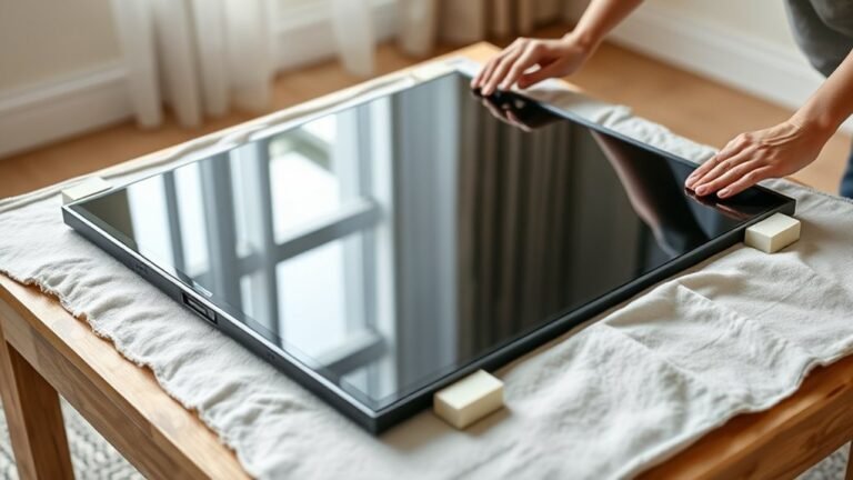 transporting a flat tv