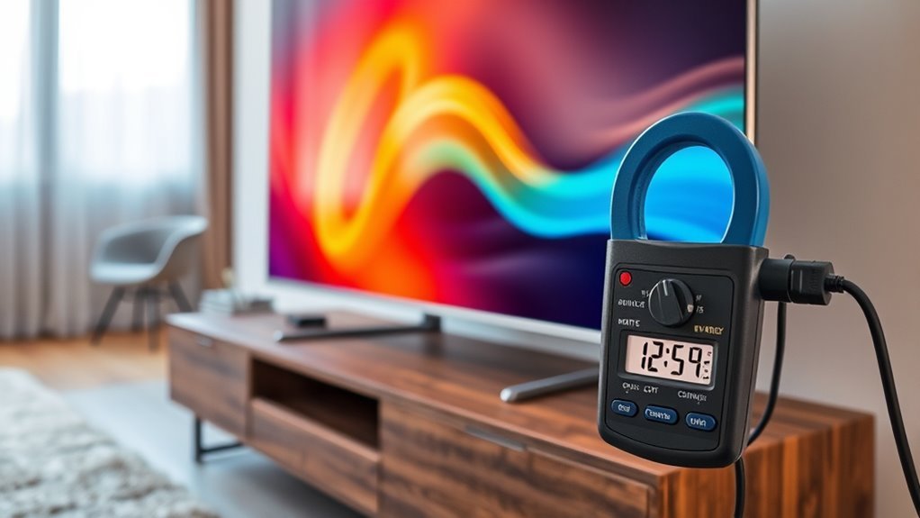 tv amperage varies by size